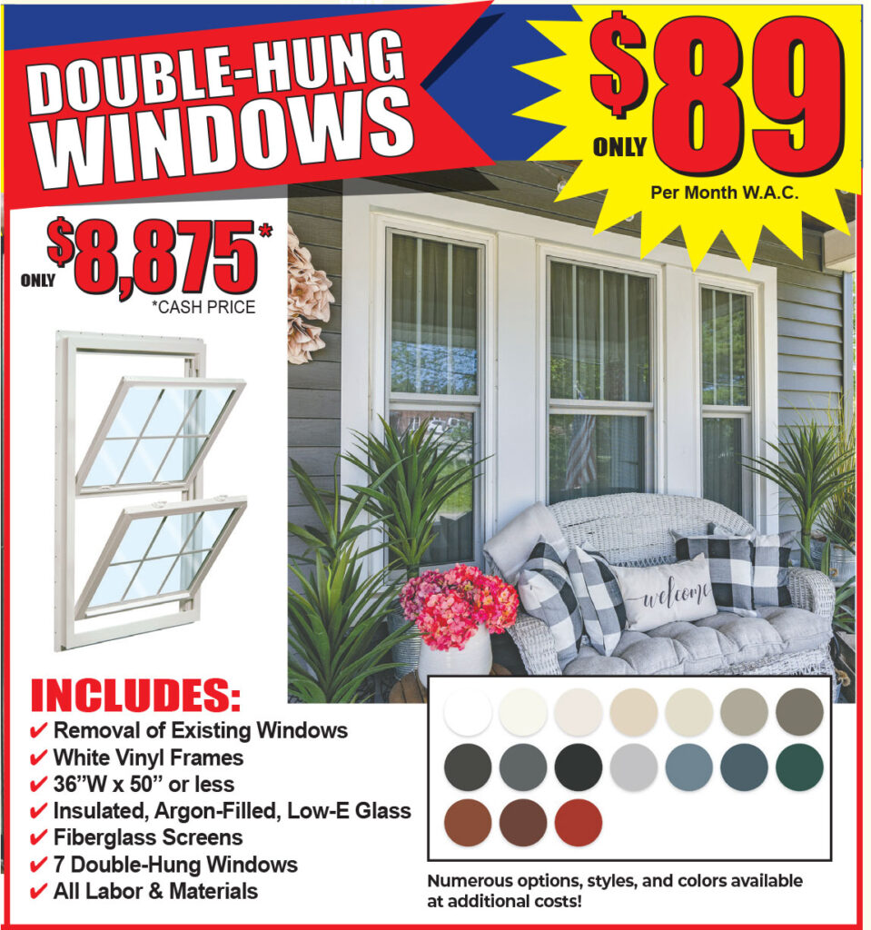 Double-Hung Window Sale
